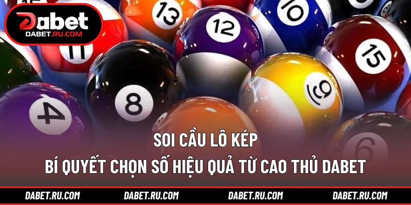 Soi cầu lô kép
